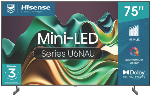 Hisense 75U6NAU product photo